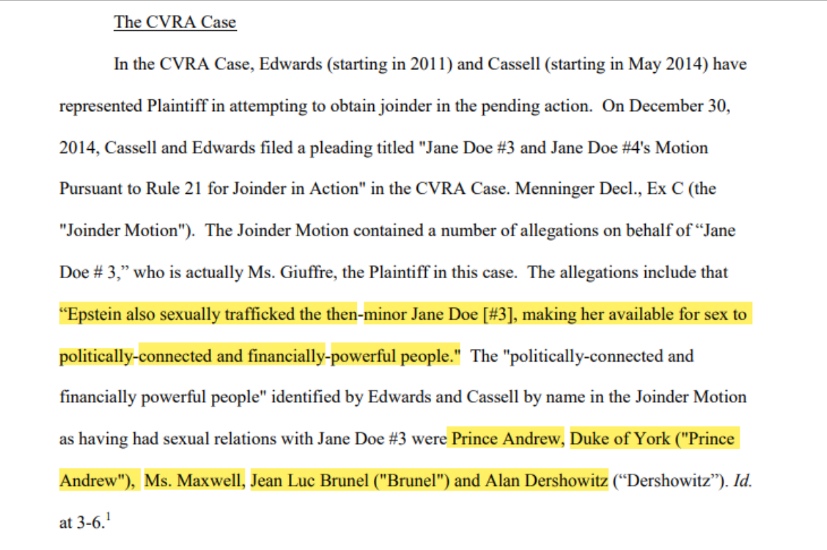 Ghislaine Maxwell Documents Unsealed: Allegations Against Prince Andrew, Bill Clinton, Others -- FBI Knew Had Evidence of the Crimes for Years